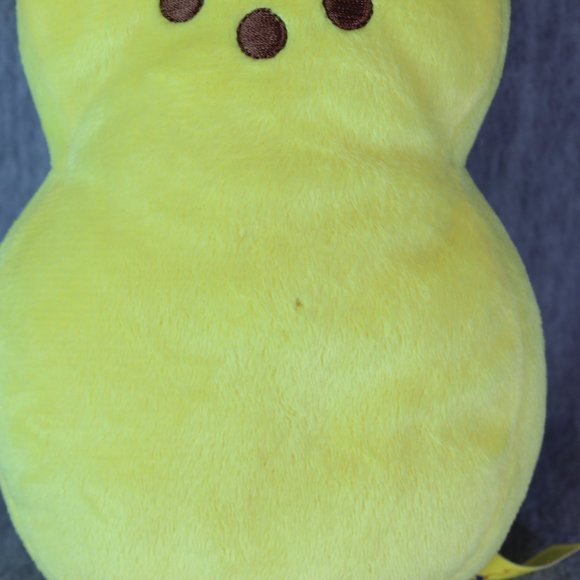PEEPS Bunny Rabbit Yellow 9" Large Plush‎ Easter Candy Stuffed Toy FLAW - Picture 3 of 5